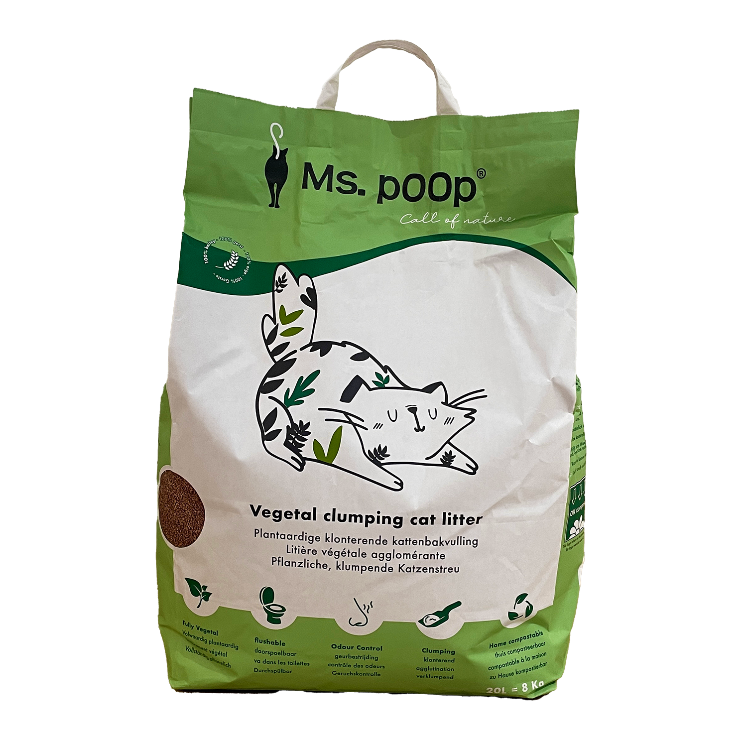 Ms. Poop Kattenbakvulling Call Of Nature - 20L