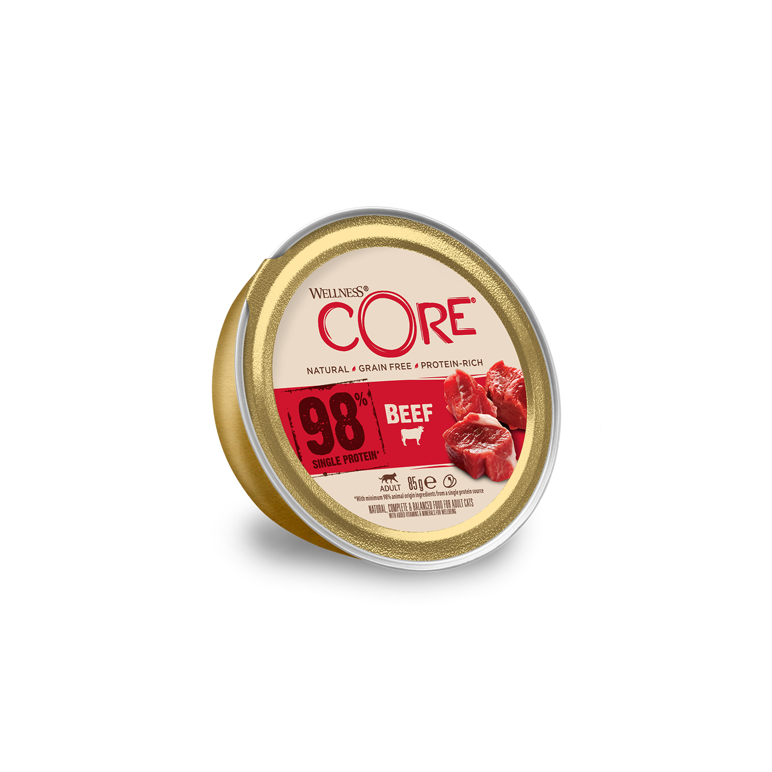 Wellness Core natte kattenvoeding met 98% vlees voor katten