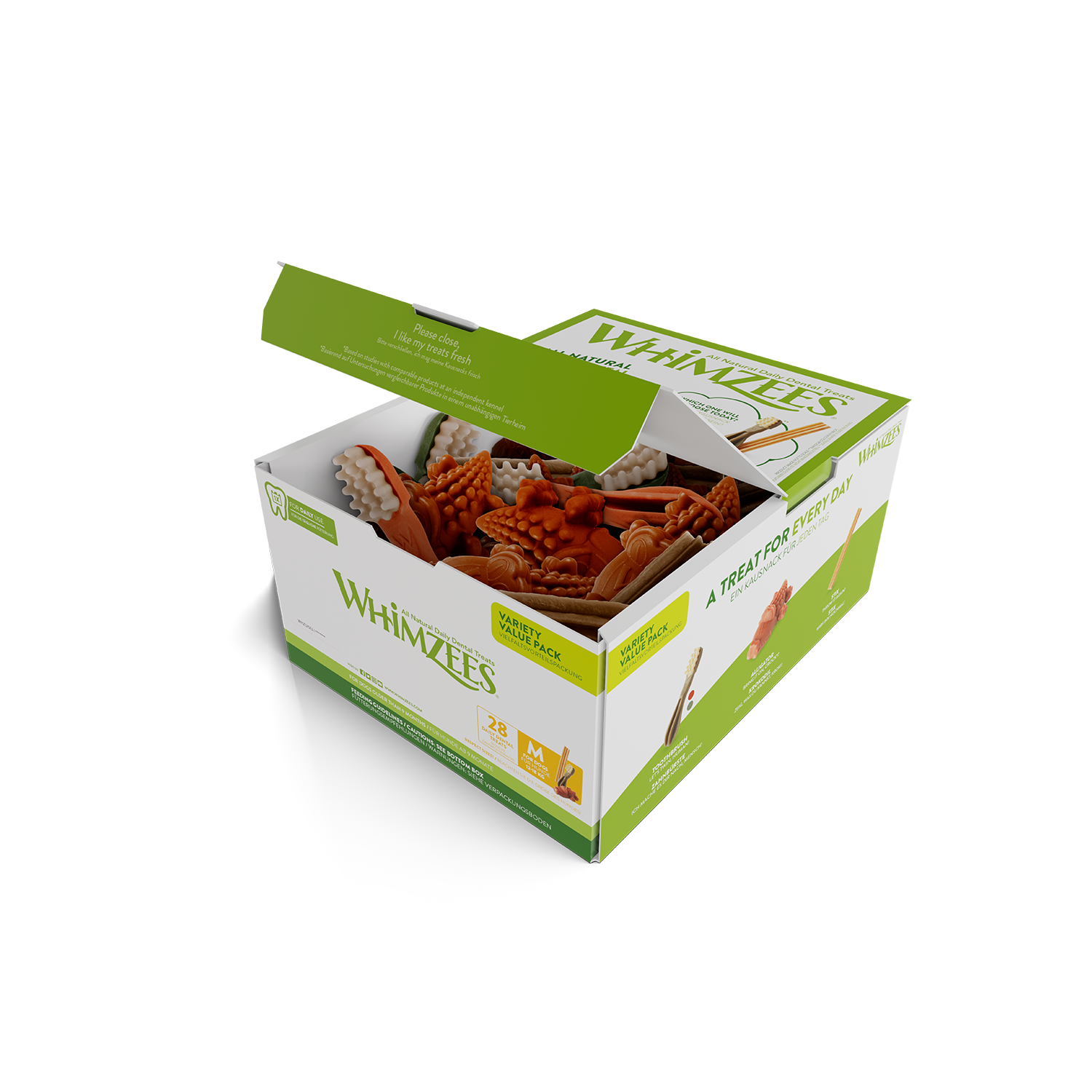 Whimzees Dog Snack Variety box Dental Snacks