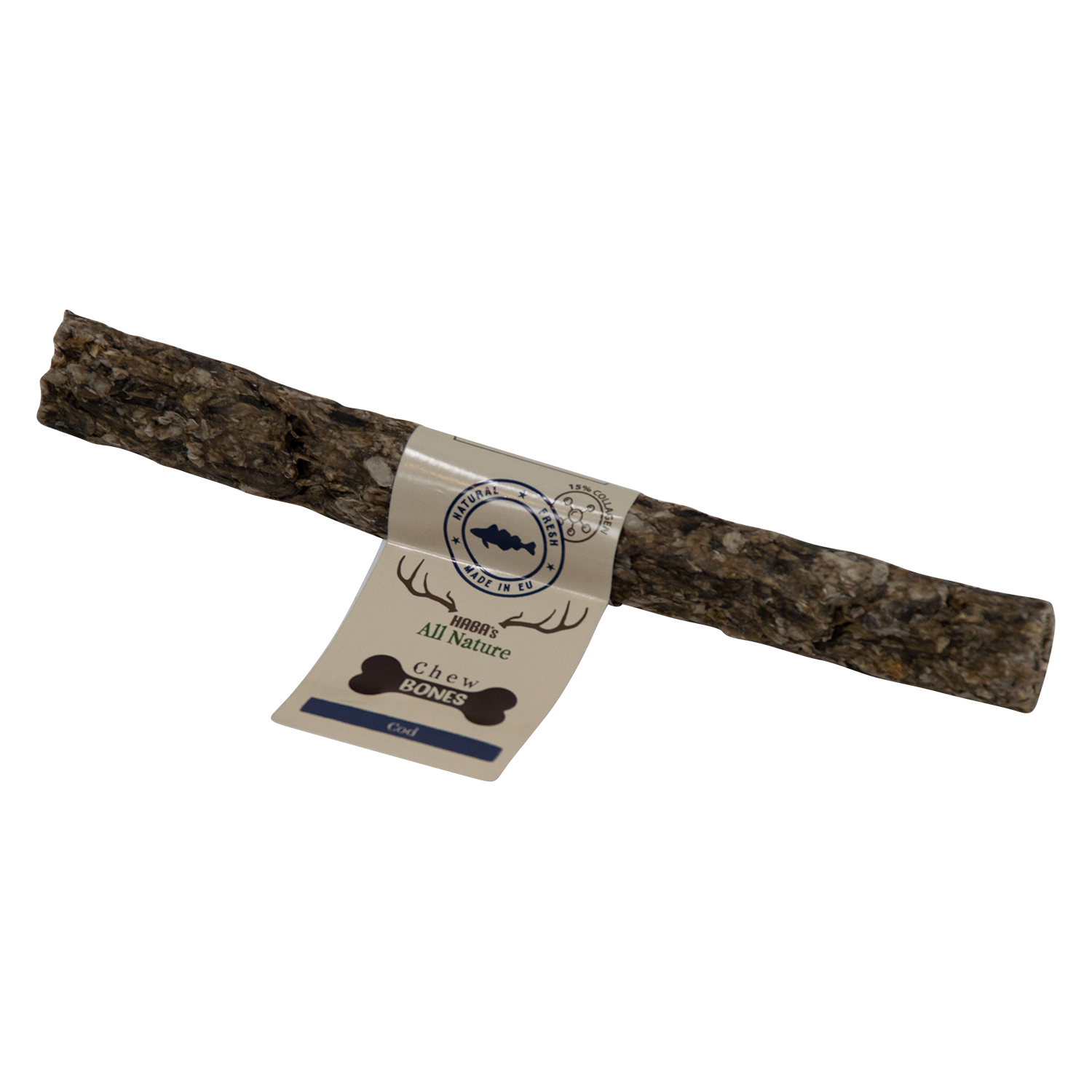 Haba's Snacks All Nature Chewbones - Kabeljauw - XS