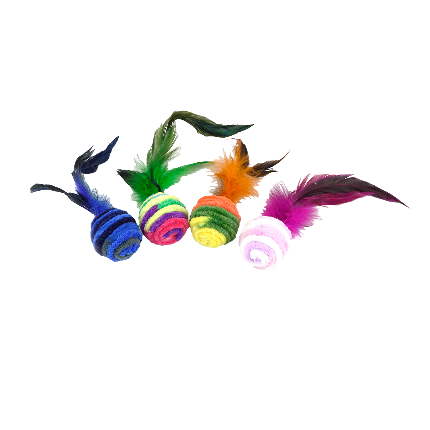 Jack and Vanilla Kattenspeeltje House of Colors Cat Toys - 4x14x4cm - Meerkleurig
