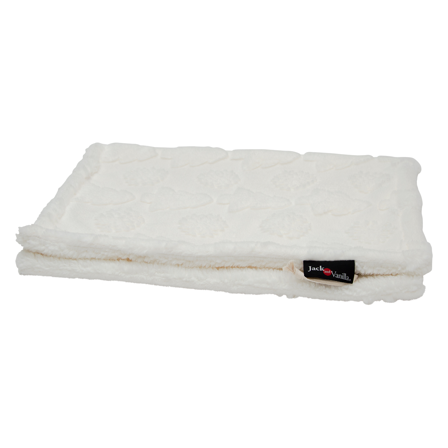 Jack and Vanilla Deken Home Sweet Home Christmas - 75x50x1 - Wit