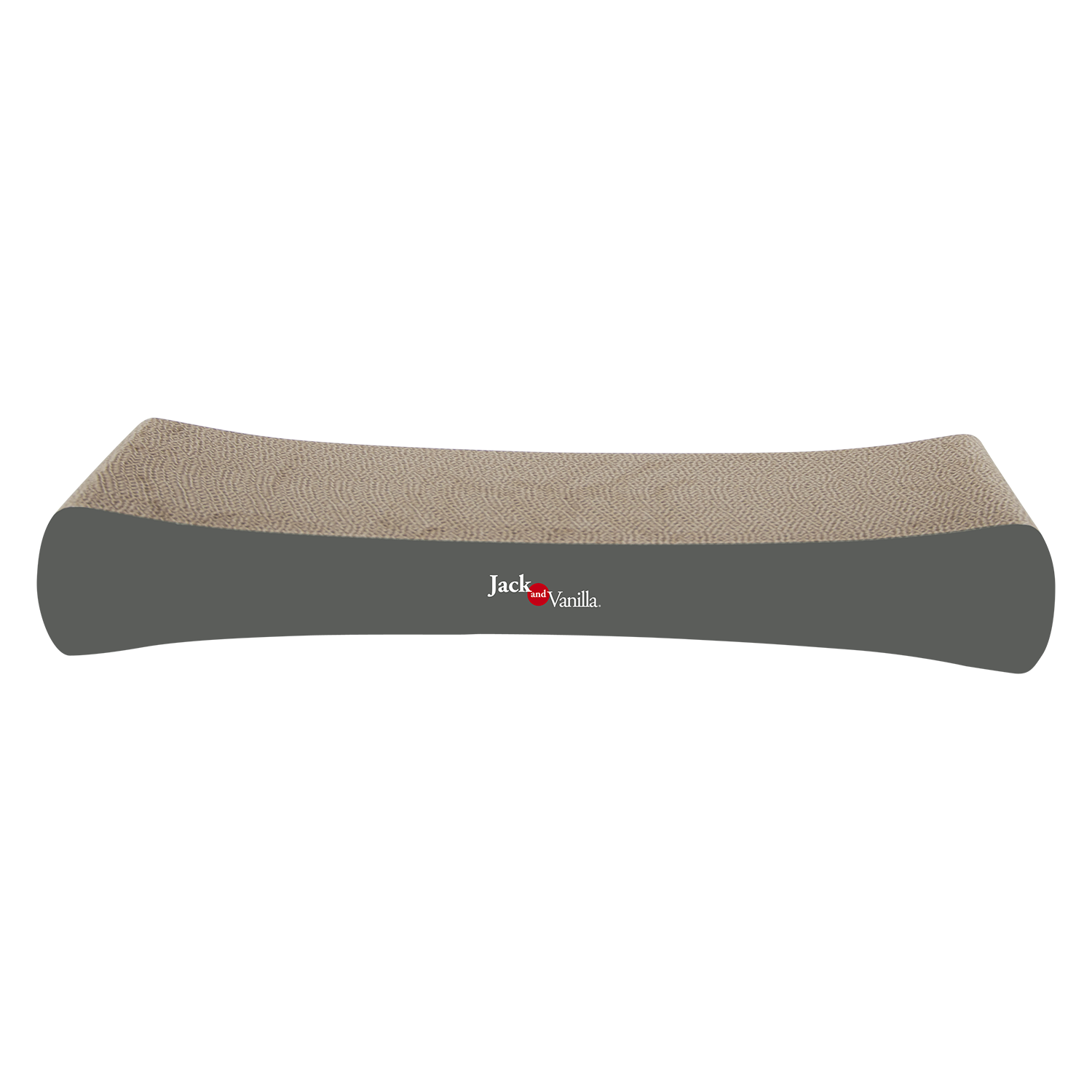 Jack and Vanilla Krabplank Timeless Scrattoos - 55x23x8,5cm - Grijs