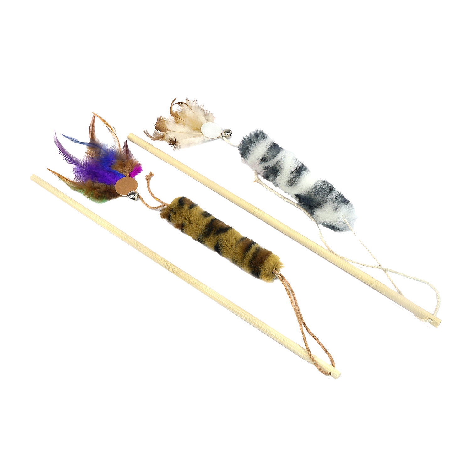 Jack and Vanilla Kattenhengel House of Colors Fun Danglers - 49x4x3cm - Meerkleurig