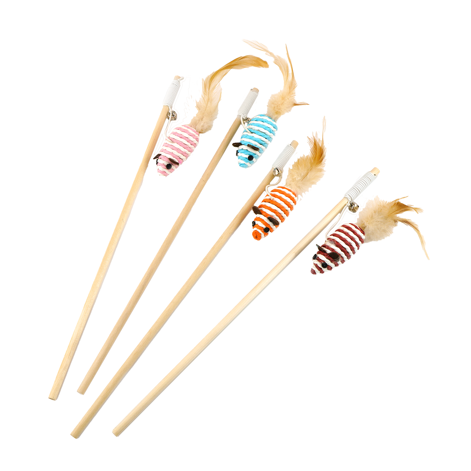 Jack and Vanilla Kattenhengel House of Colors Fun Danglers - 40x7x3cm - Meerkleurig