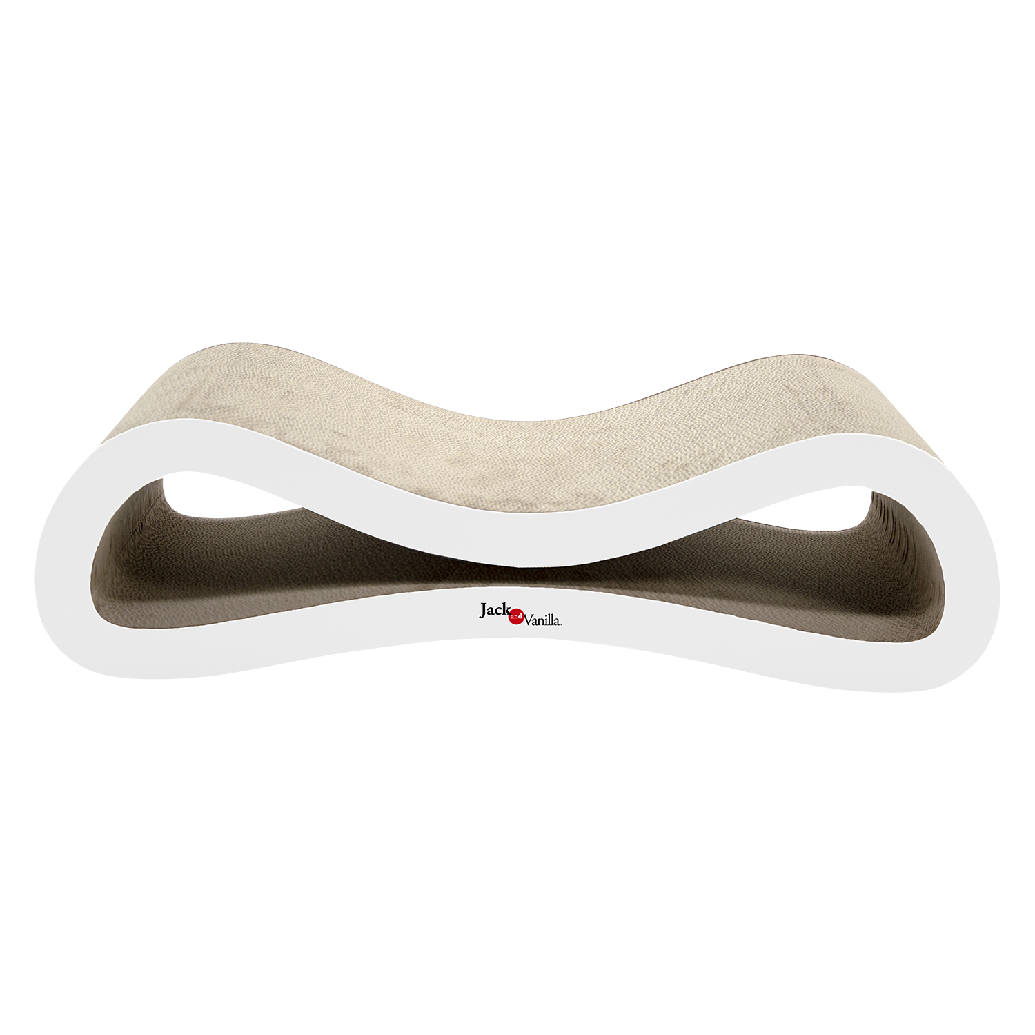 Jack and Vanilla Krabplank Timeless Scrattoos - 70x27x20cm - Wit