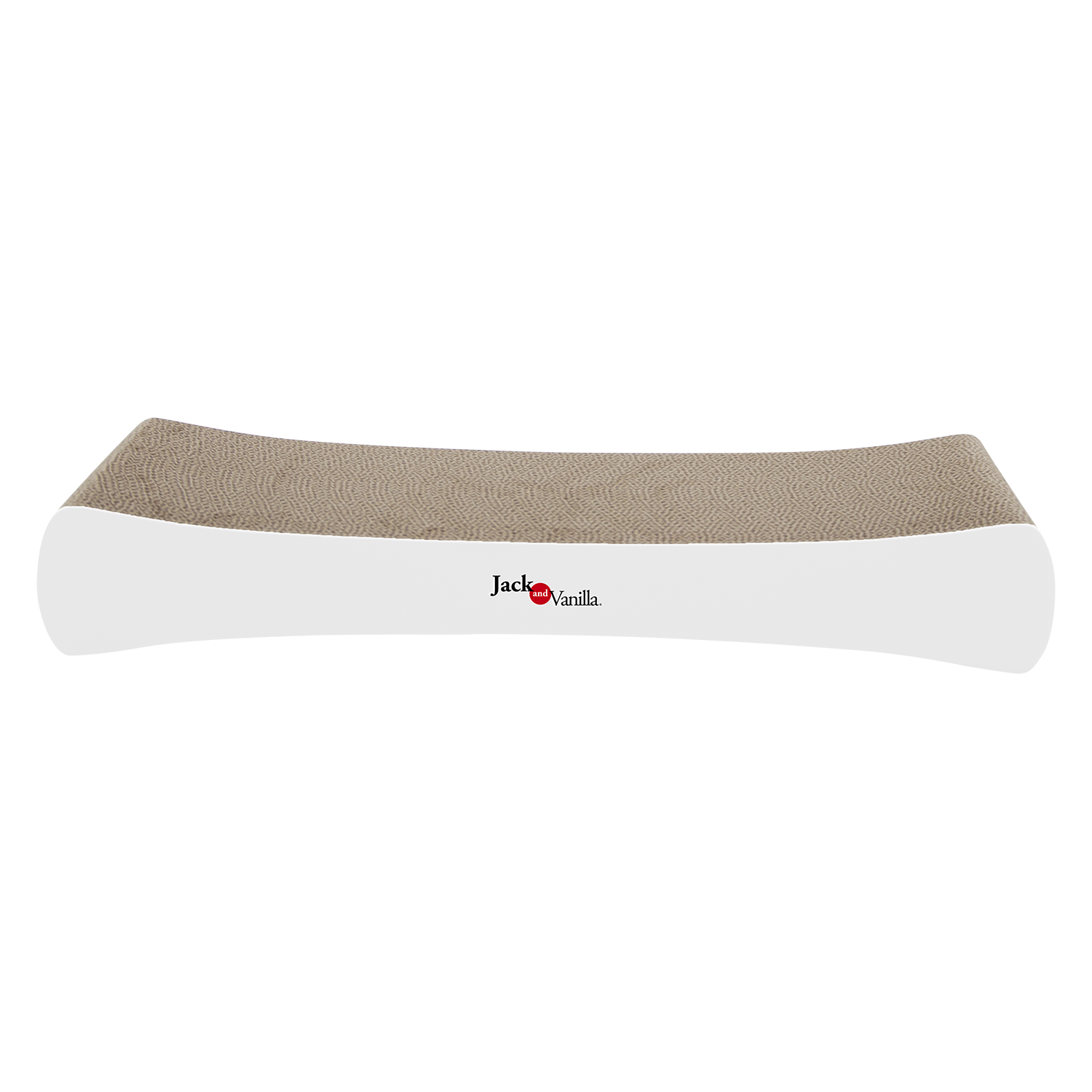 Jack and Vanilla Krabplank Timeless Scrattoos - 55x23x8,5cm - Wit
