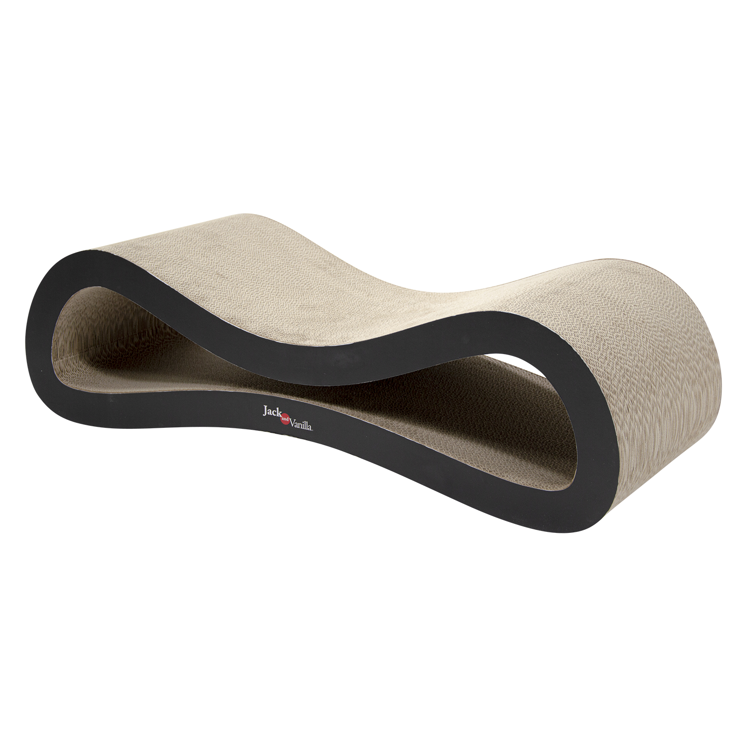 Jack and Vanilla Krabplank Timeless Scrattoos - 70x27x20cm - Zwart