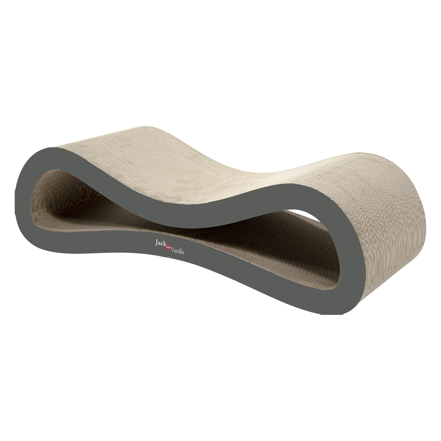 Jack and Vanilla Krabplank Timeless Scrattoos - 70x27x20cm - Grijs