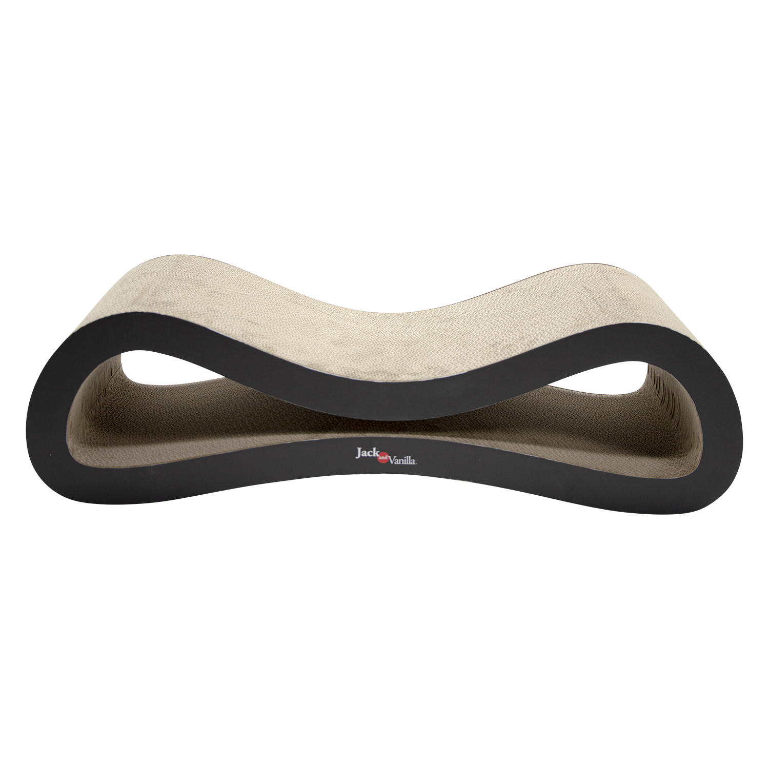 Jack and Vanilla Krabplank Timeless Scrattoos - 70x27x20cm - Zwart