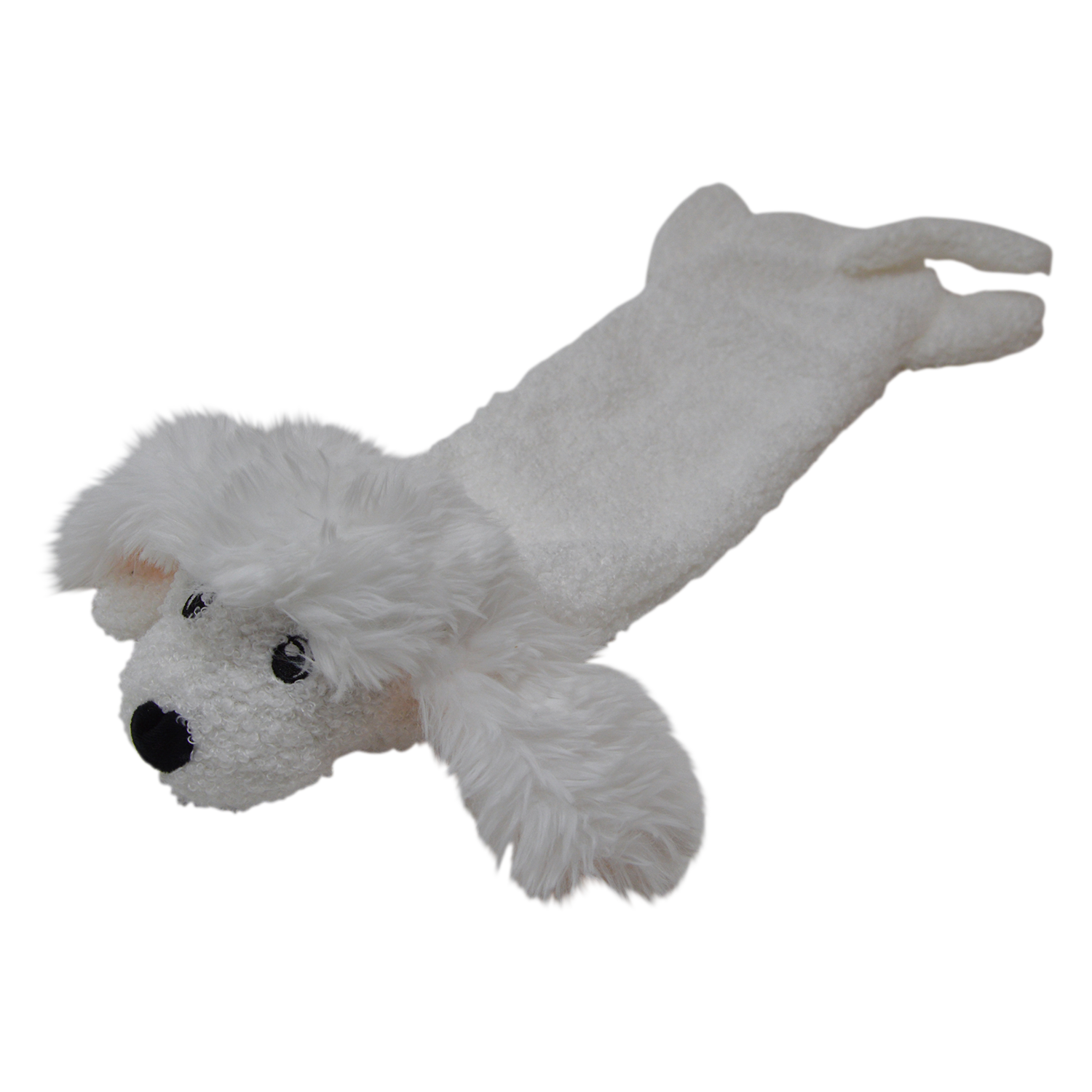 Animal Boulevard pluche knuffel voor honden, wit, 61 cm