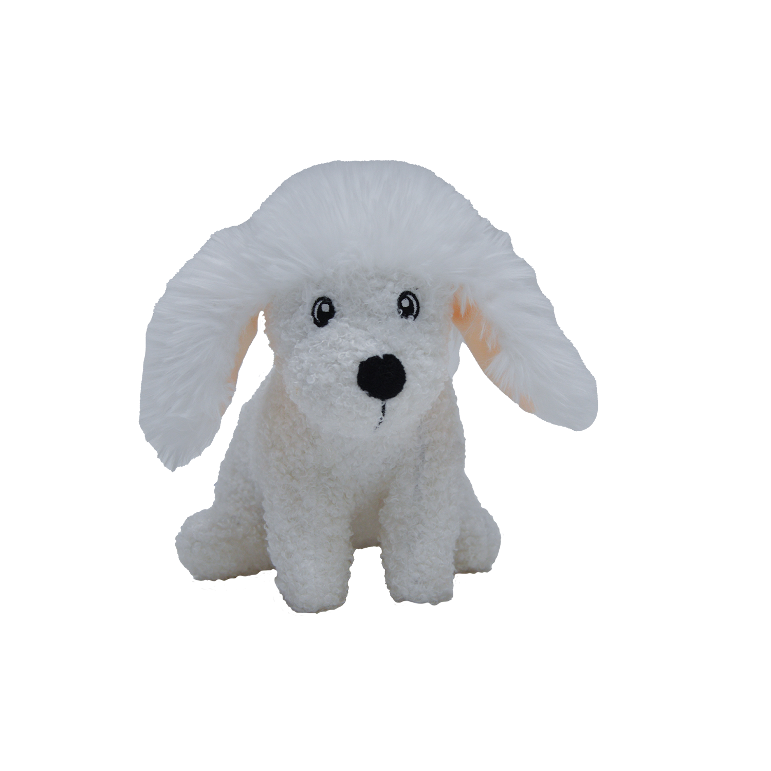 Animal Boulevard pluche knuffel voor honden, wit, 24 cm