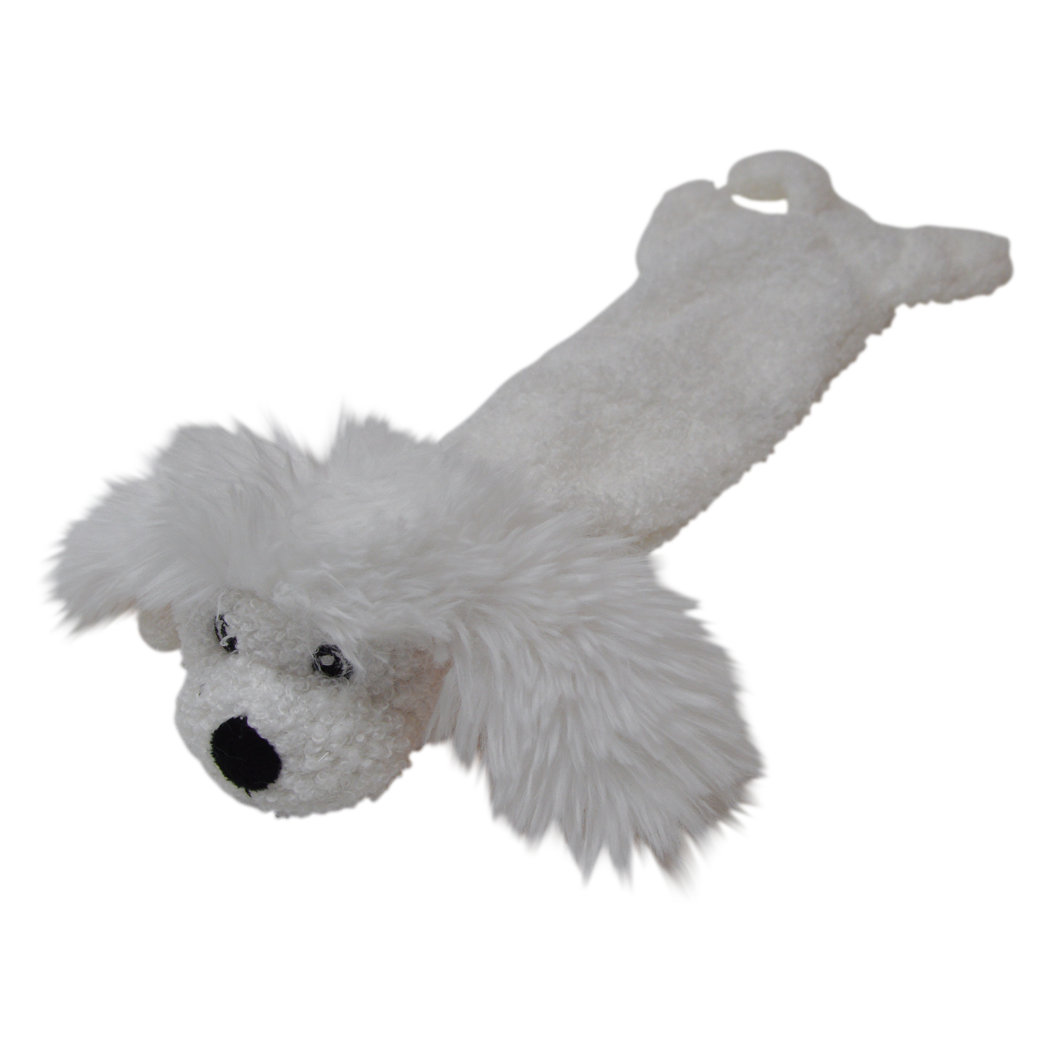 Animal Boulevard pluche knuffel voor honden, wit, 61 cm