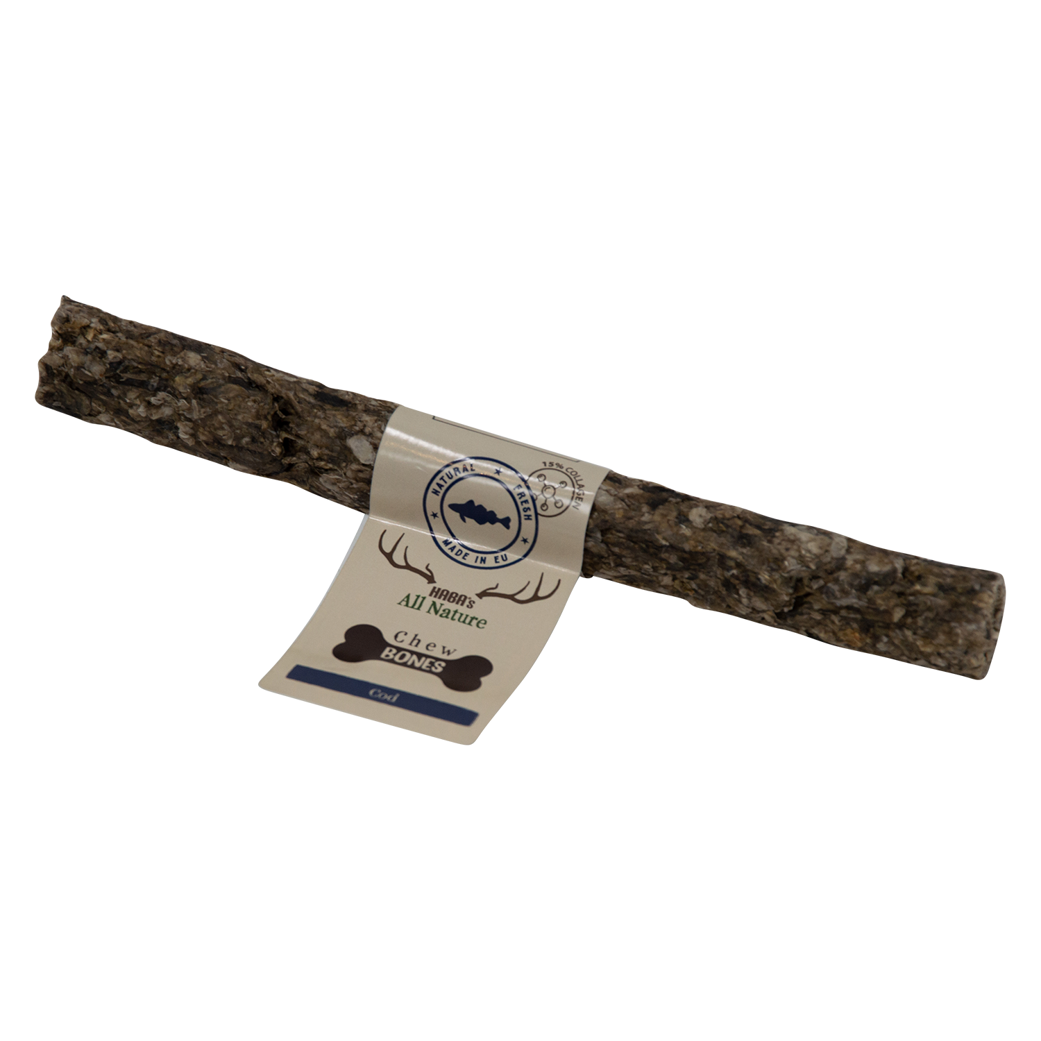 Haba's Snacks All Nature Chewbones - Kabeljauw - XS