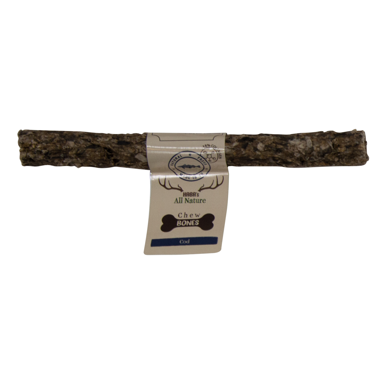 Haba's Snacks All Nature Chewbones - Kabeljauw - XS