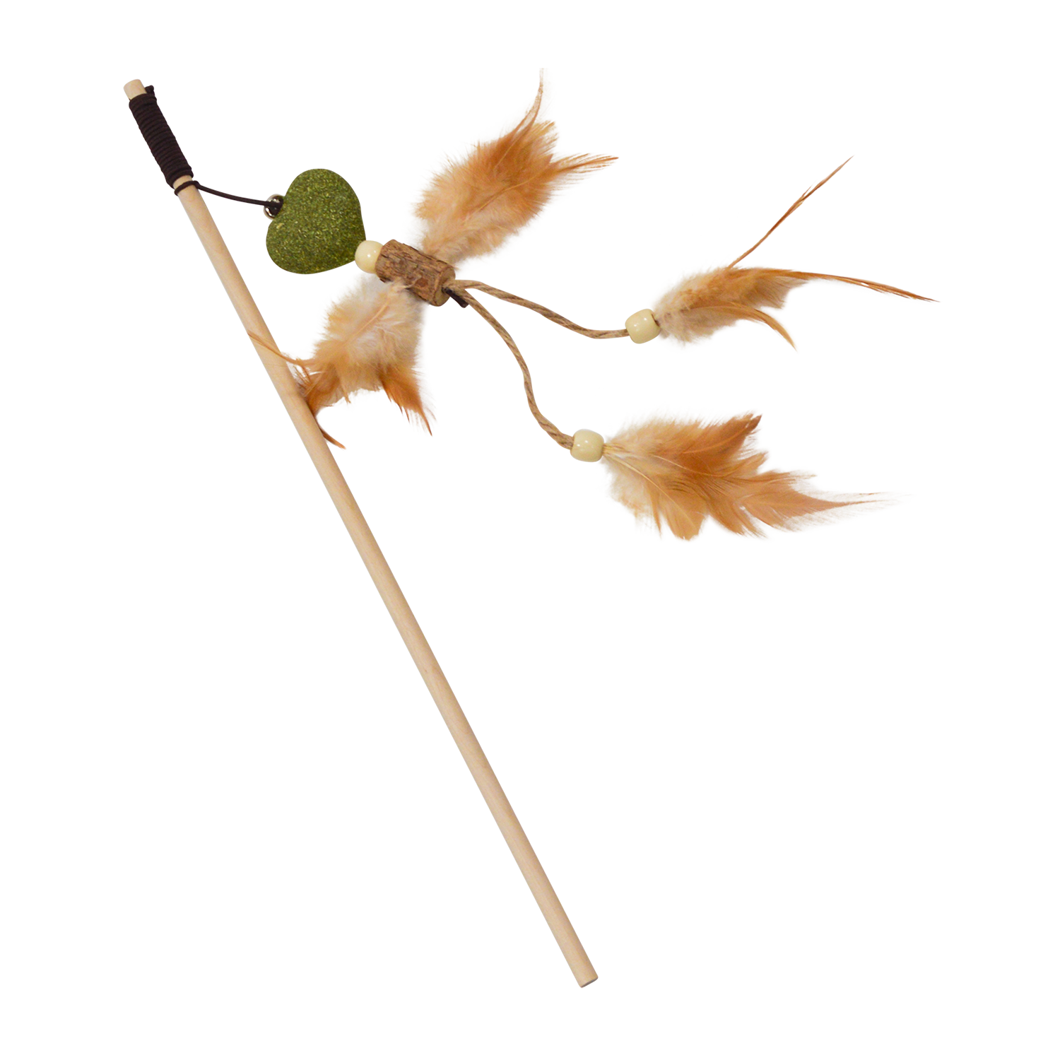 Jack and Vanilla Kattenhengel Timeless Herbals - 40x8x2cm - Groen