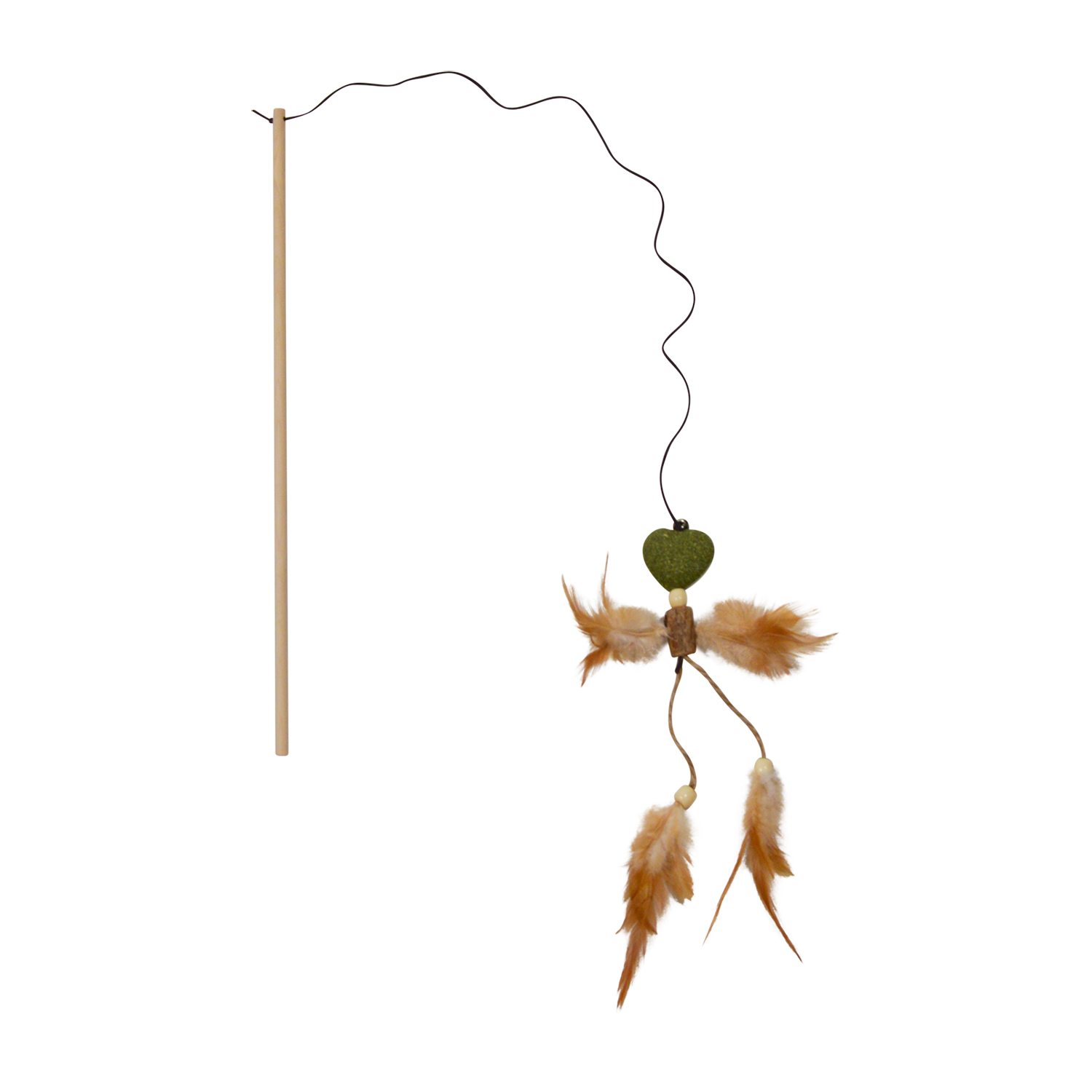 Jack and Vanilla Kattenhengel Timeless Herbals - 40x8x2cm - Groen