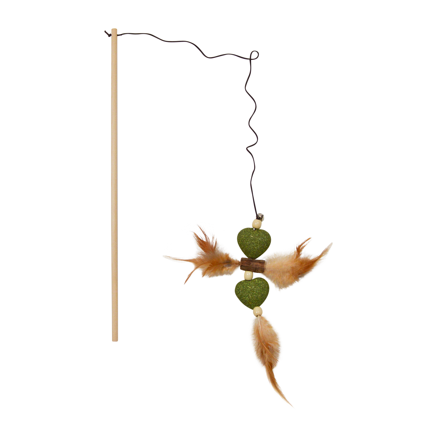 Jack and Vanilla Kattenhengel Timeless Herbals - 40x8x2cm - Groen