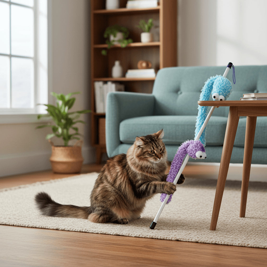 Jack and Vanilla Kattenspeeltje House of Colors Fun Danglers - 46cm - Assorti