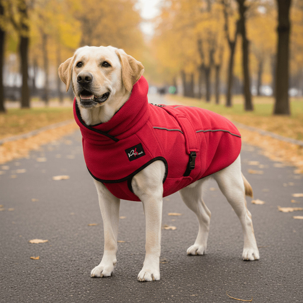 Jack and Vanilla Jas met fleece Sport Outdoor - 50cm - Rood
