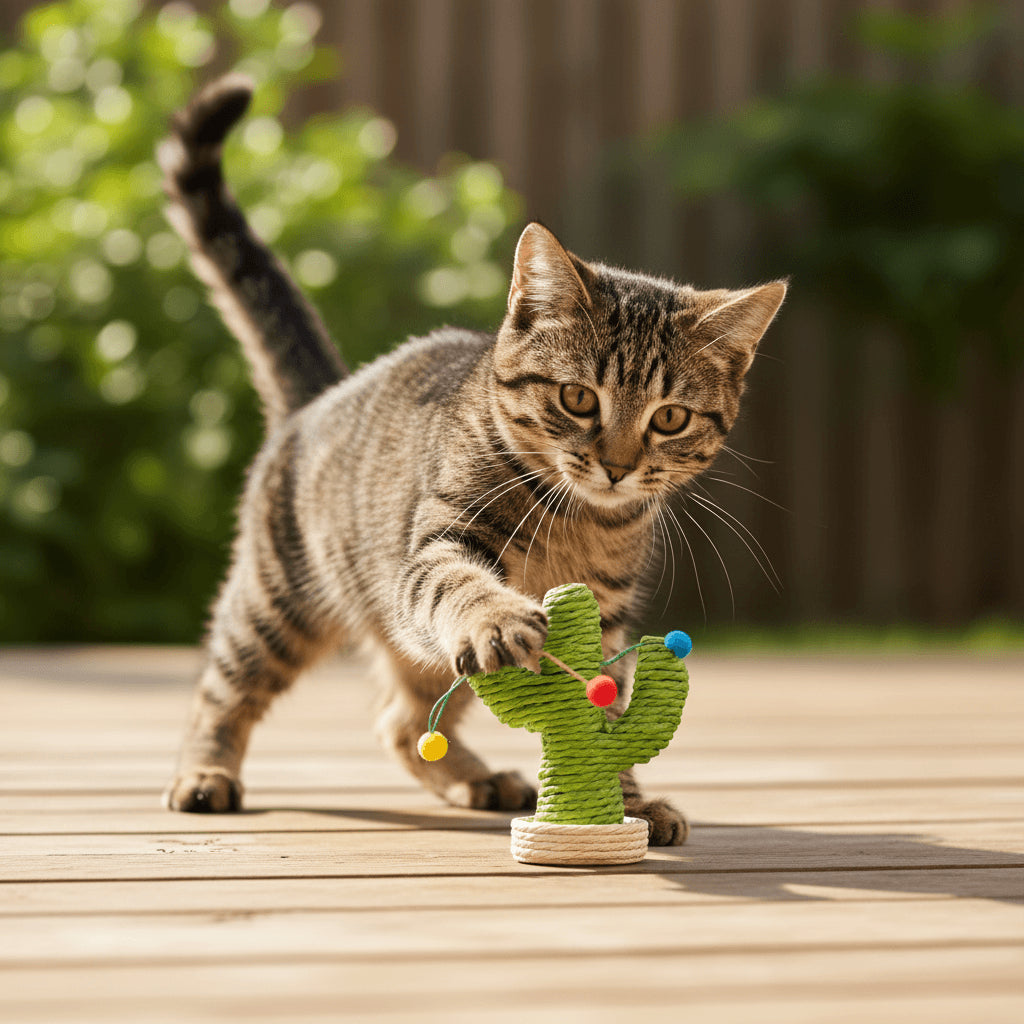 Jack and Vanilla Kattenspeeltje House of Colors Cat Toys - 11cm - Groen