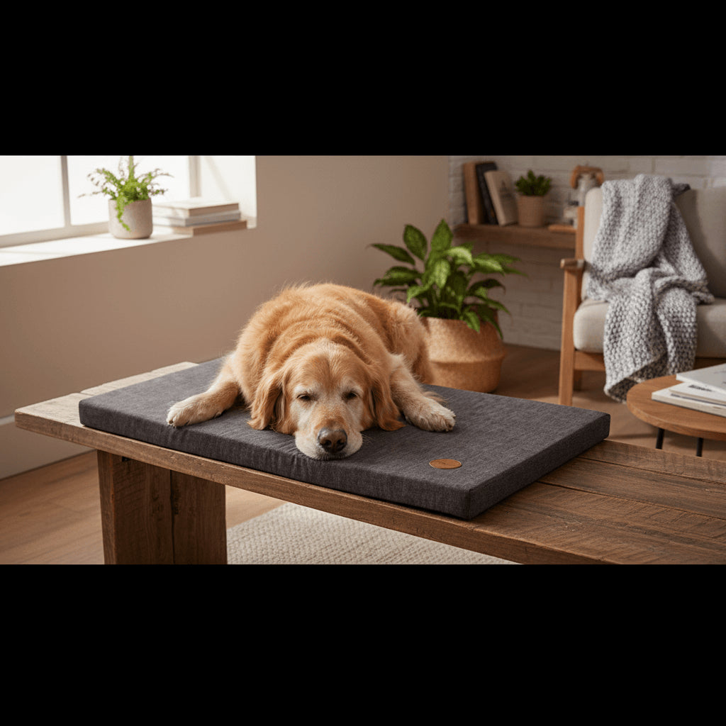 Jack and Vanilla Benchmatras Timeless Manchester - 88x55x5cm - Bruin