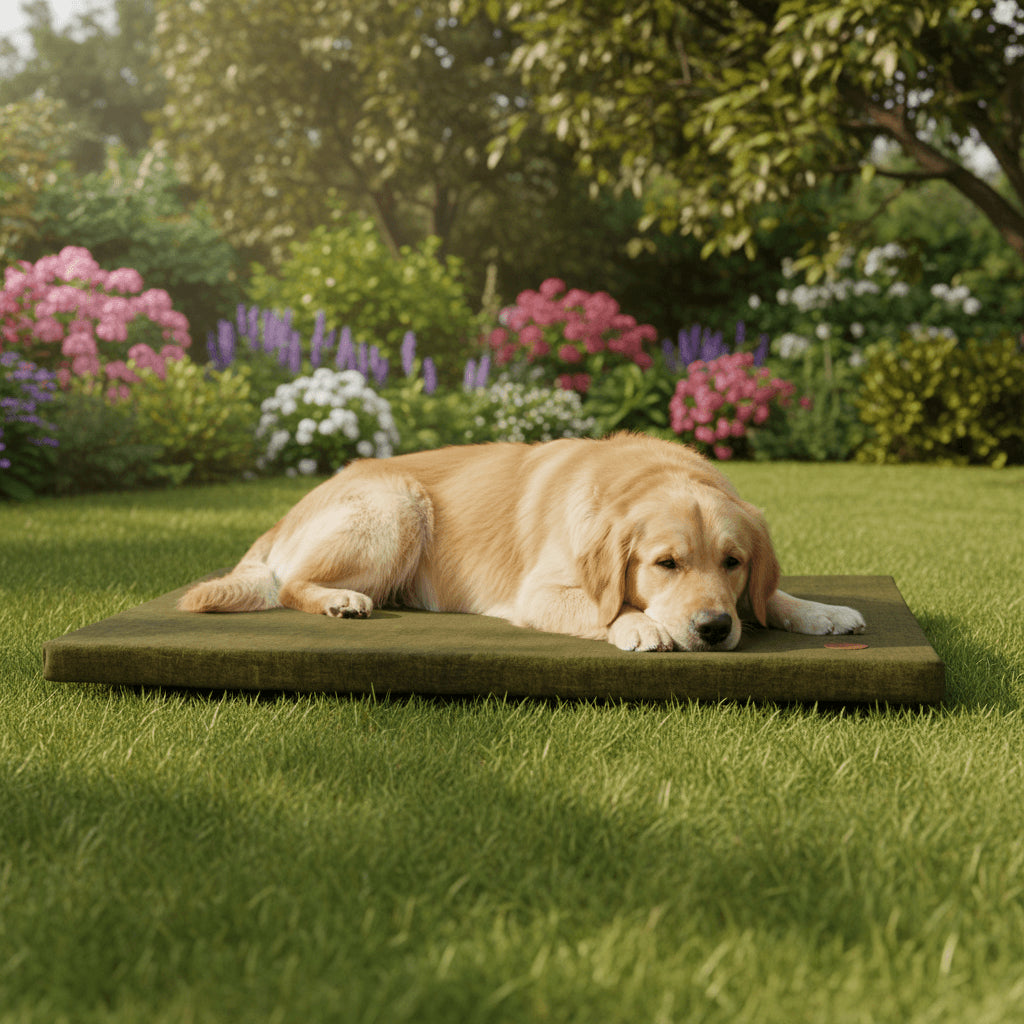 Jack and Vanilla Benchmatras Timeless Manchester - 104x68x5 - Groen