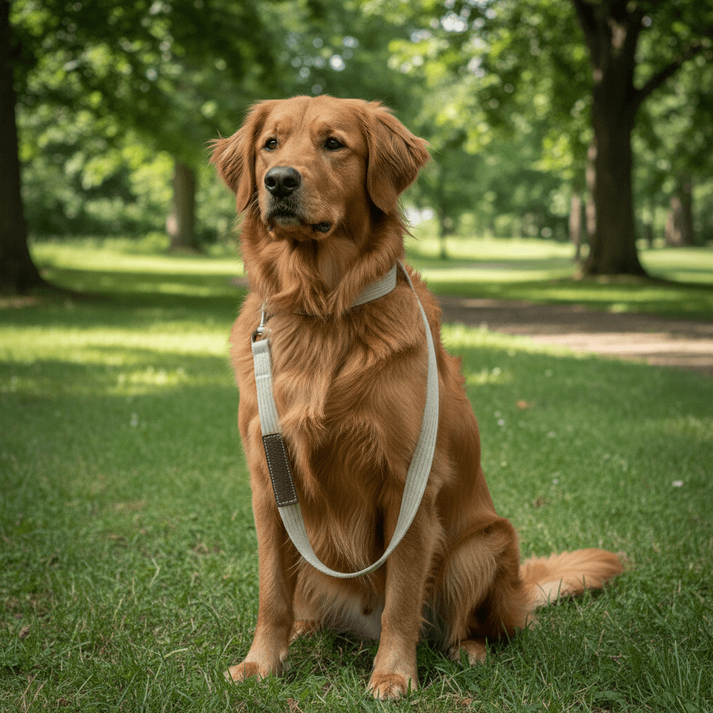 Animal Boulevard hondenlijn voor honden, beige, 120 cm