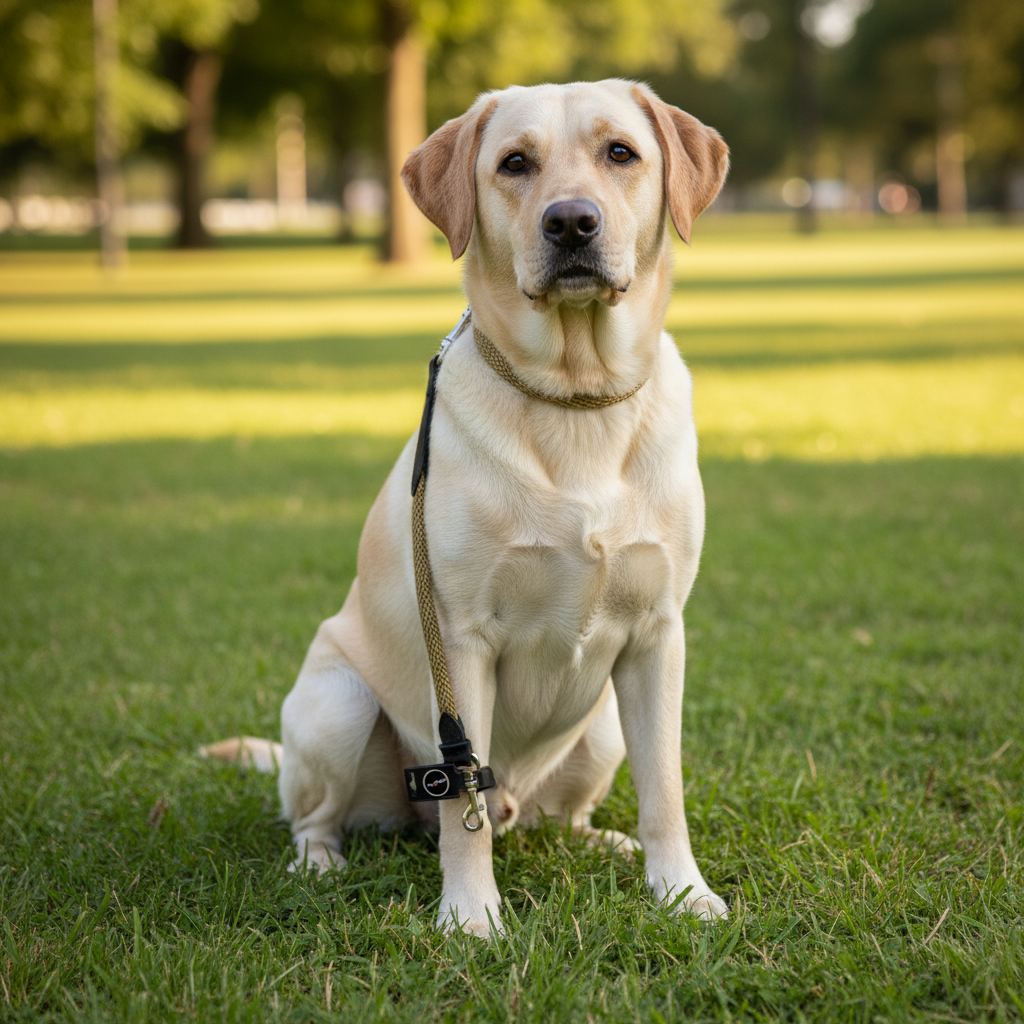 Jack and Vanilla halsband voor honden, beige, 50 cm
