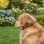 Jack and Vanilla halsband voor honden, bruin, 60 cm