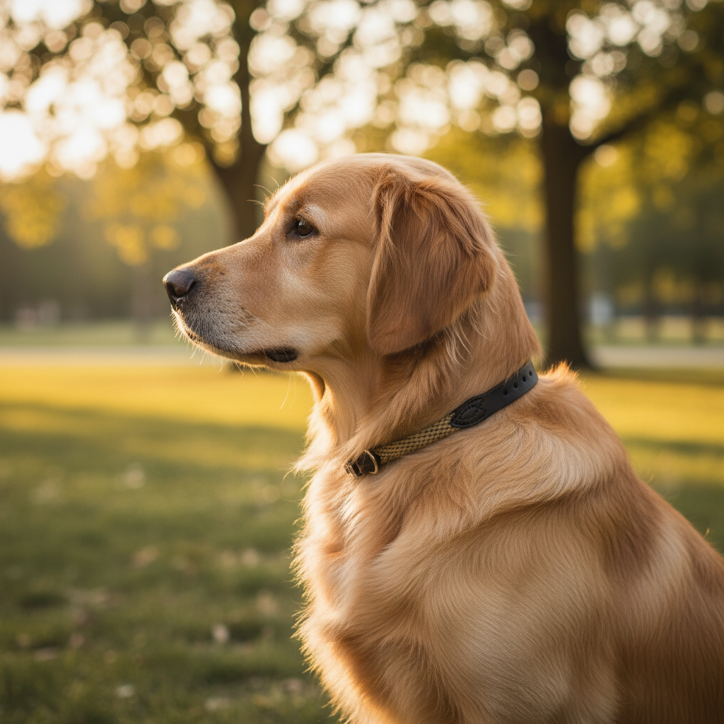 Jack and Vanilla halsband voor honden, beige, 60 cm