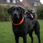 Jack and Vanilla halsband voor honden, oranje, 75 cm