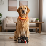Jack and Vanilla halsband voor honden, oranje, 75 cm