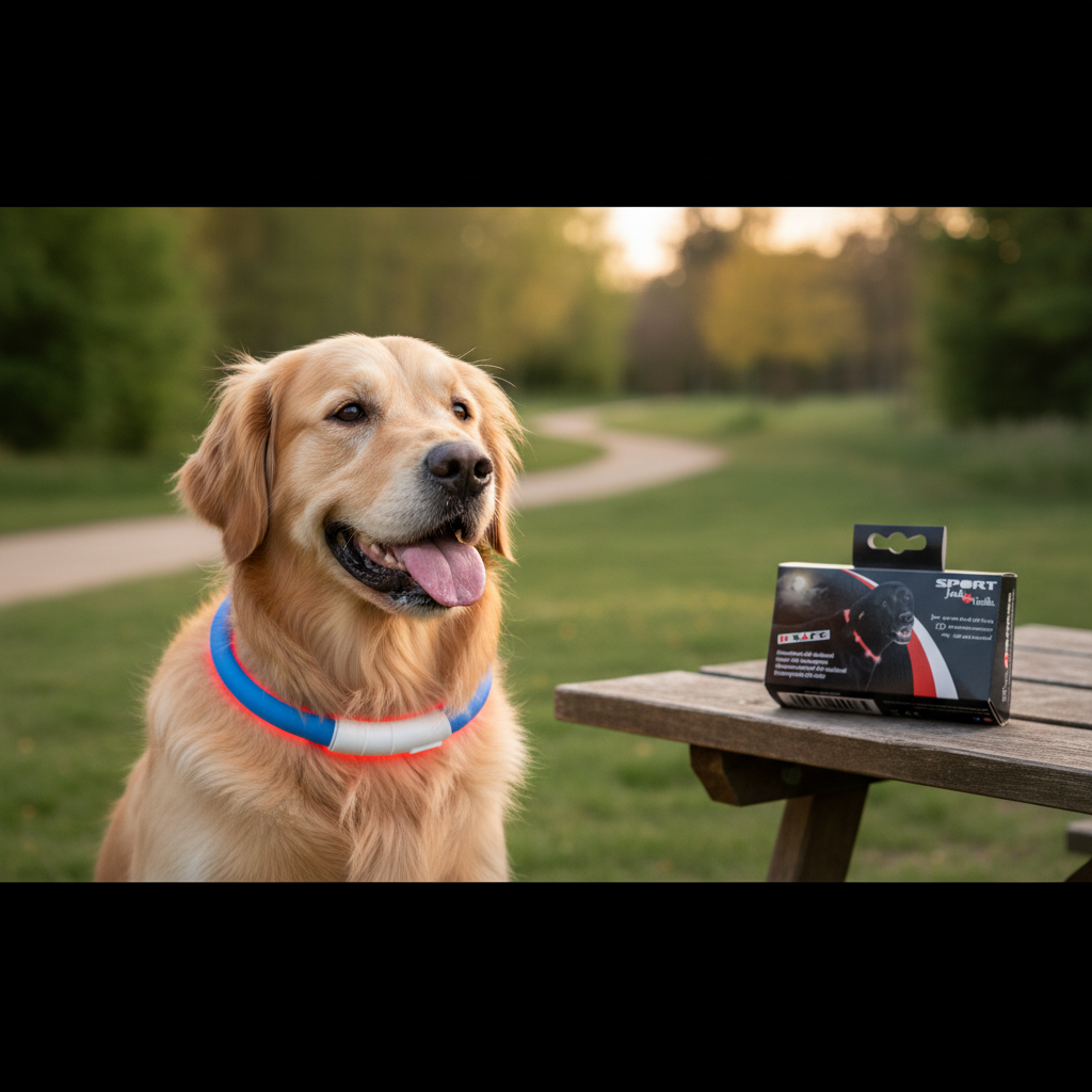 Jack and Vanilla halsband voor honden, blauw, 75 cm