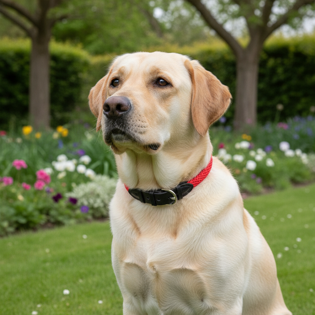 Jack and Vanilla halsband voor honden, rood, 50 cm