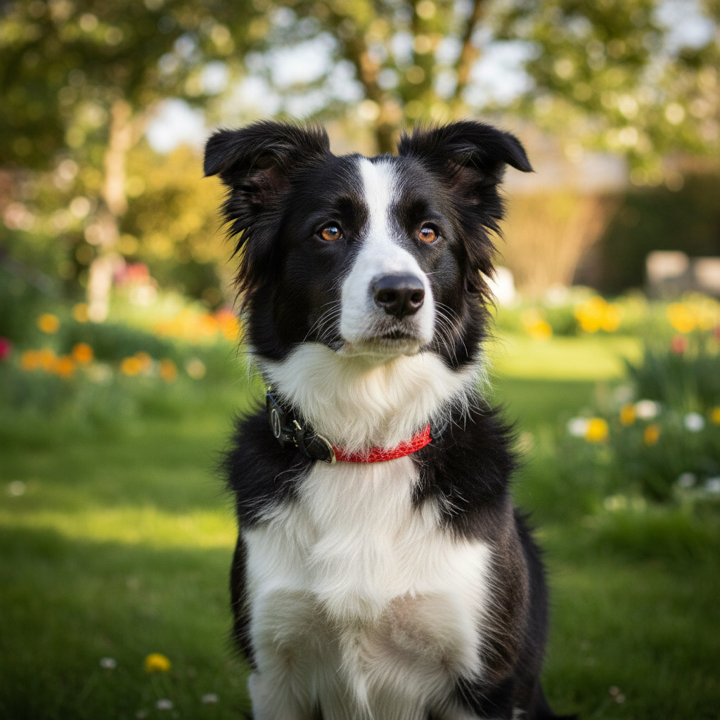 Jack and Vanilla halsband voor honden, rood, 65 cm