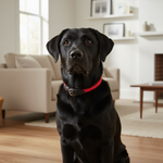 Jack and Vanilla halsband voor honden, rood, 65 cm