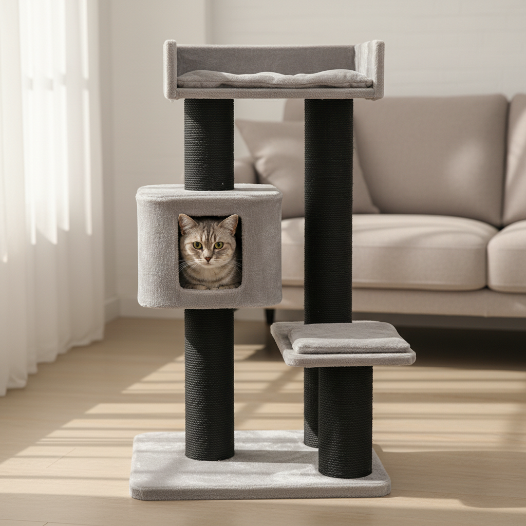 Jack and Vanilla krabpaal voor katten, grijs, 70 cm