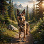 Jack and Vanilla tuigje voor honden, bruin, 40 cm