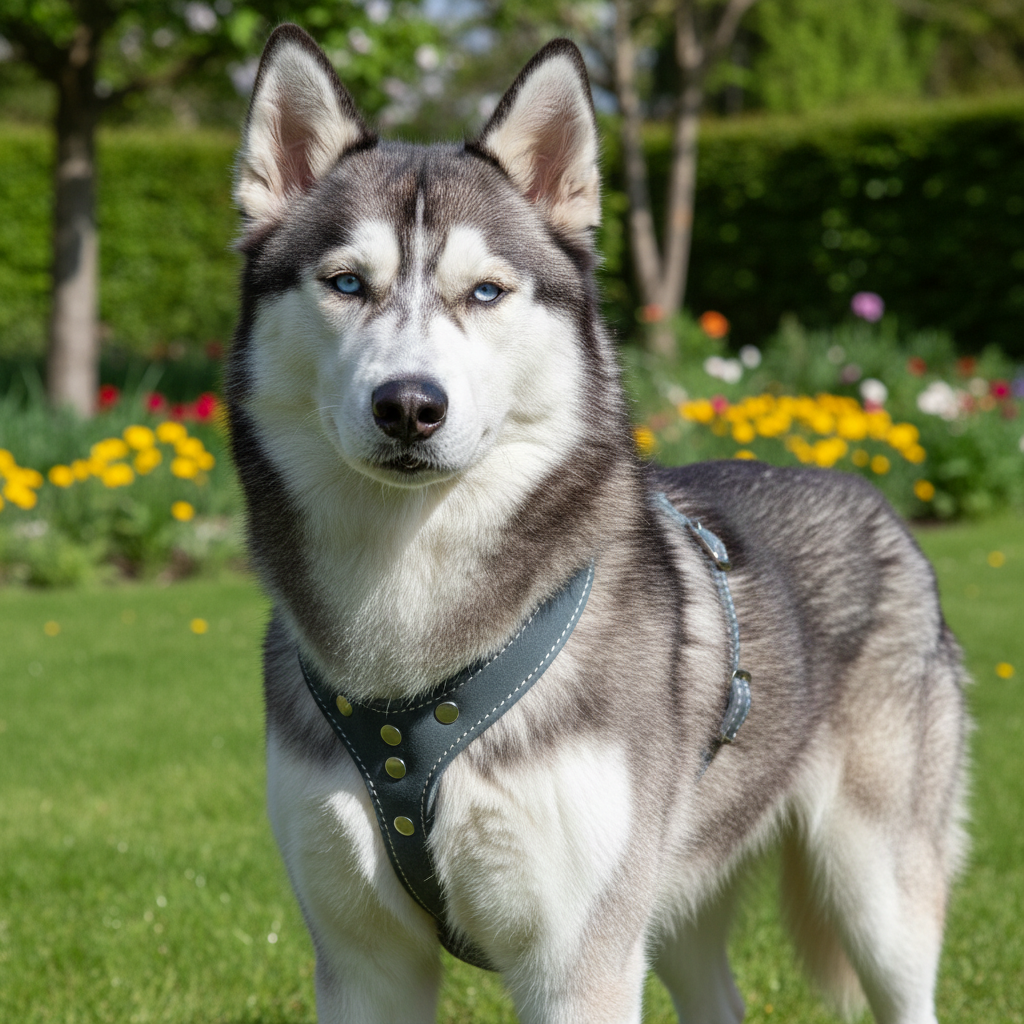 Jack and Vanilla tuigje voor honden, grijs, 45 cm