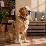 Jack and Vanilla halsband voor honden, groen, 30 cm