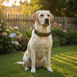 Jack and Vanilla halsband voor honden, groen, 35 cm