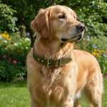 Jack and Vanilla halsband voor honden, groen, 50 cm