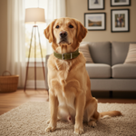 Jack and Vanilla halsband voor honden, groen, 50 cm