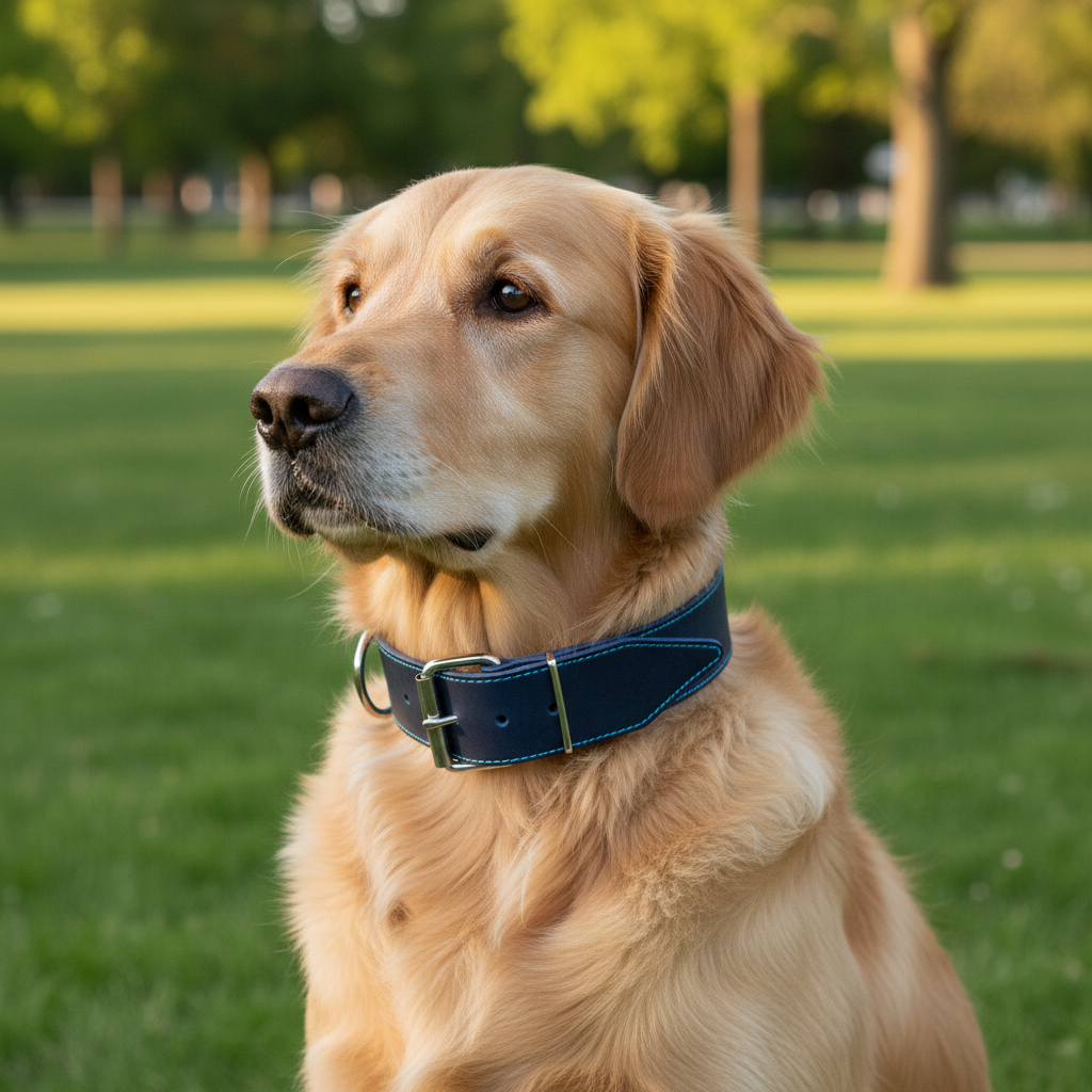 Jack and Vanilla halsband voor honden, blauw, 70 cm