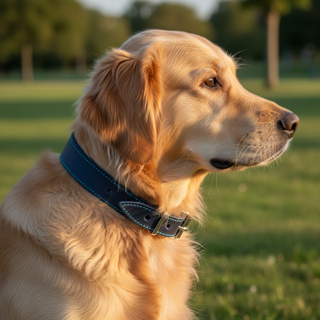 Jack and Vanilla halsband voor honden, blauw, 42 cm