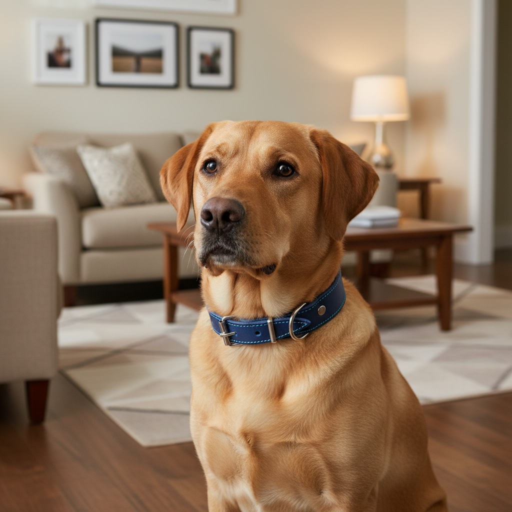 Jack and Vanilla halsband voor honden, blauw, 48 cm