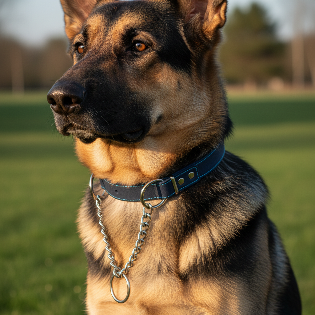 Jack and Vanilla halsband voor honden, blauw, 50 cm