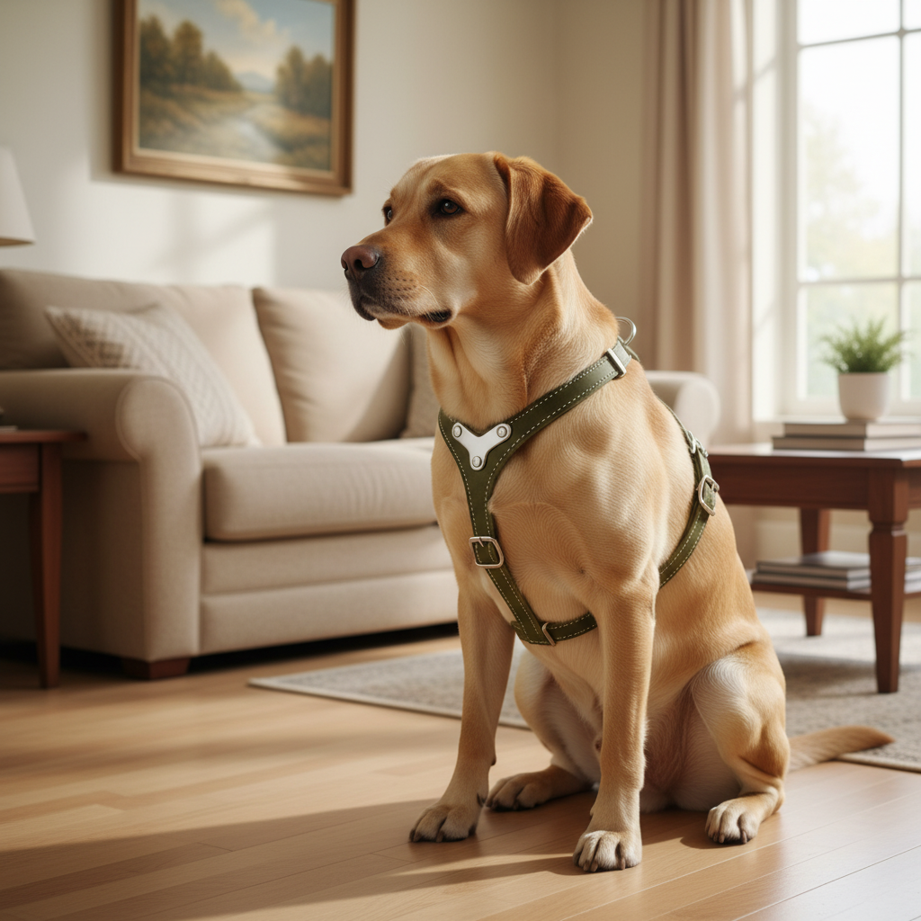 Jack and Vanilla tuigje voor honden, groen, 25 cm