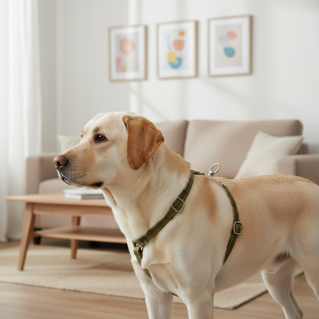 Jack and Vanilla tuigje voor honden, groen, 35 cm